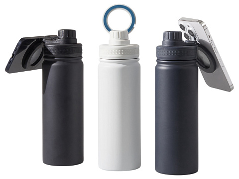 Вакуумная термобутылка с magsafe-держателем INSIDER, 600 мл, черный - рис 13.