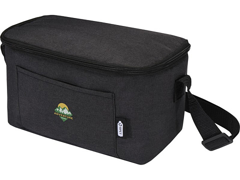 Tundra сумка-холодильник на 6 банок из переработанного РЕТ-пластика - Heather Charcoal - рис 5.