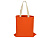 Сумка для шопинга Steady из хлопка с парусиновыми ручками, 260 г/м2, оранжевый (P) - миниатюра - рис 3.