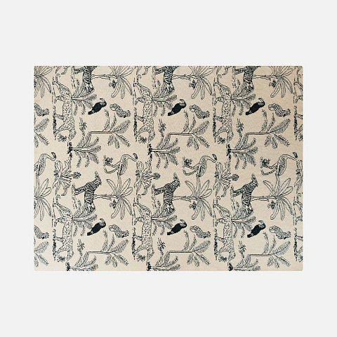 Плед Savanna, белый с синим - рис 3.