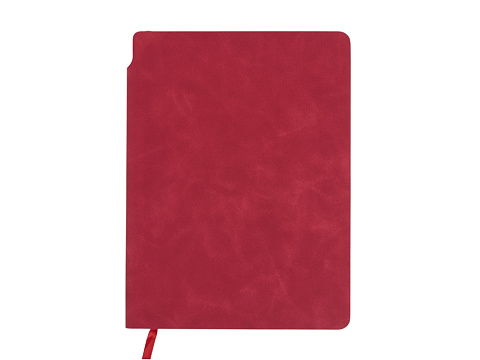 Блокнот А5 Notepeno Max, 96 листов 80 гр/м2 белой FSC бумаги, красный - рис 2.