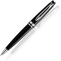 Шариковая ручка Waterman Expert 3, цвет: Black CT, стержень: Mblu