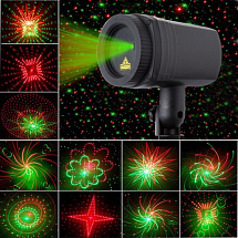 Новогодний лазерный проектор Звездный дождь