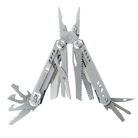 Мультитул Stinger, 110 х 27 мм, 21 функция, сталь, серебристый, в картонной коробке, в комплекте нейлоновый чехол - рис 3.