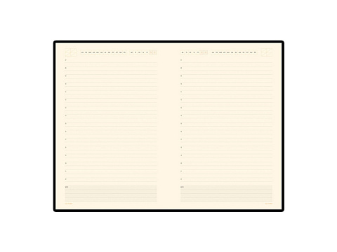 Ежедневник А5 недатированный Monaco, коричневый - рис 2.