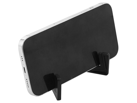 Подставка для телефона складная Zent, черный - рис 5.