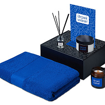 Подарочный набор Re:y. Care с полотенцем, солью для ванны и диффузором