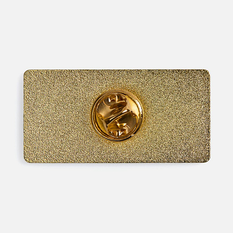 Значок Sanga Matto, золотистый глянцевый - рис 4.