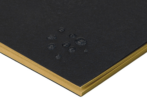 Блокнот Monet, гибкая обложка A5 из моющегося крафта, 32 листа, черный - рис 6.