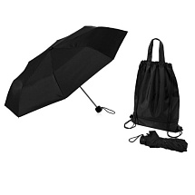 Зонт из переработанного пластика в сумочке