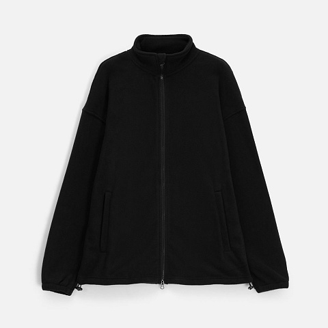 Куртка флисовая унисекс Nebo, черная - рис 2.