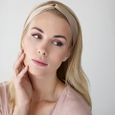 Повязка для волос Essential, бежевая - рис 6.