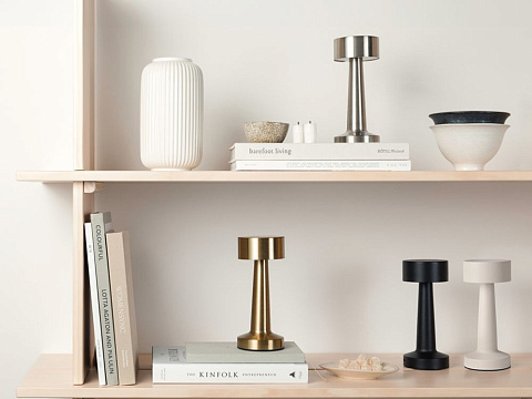 Настольная лампа Maris, серая - рис 7.