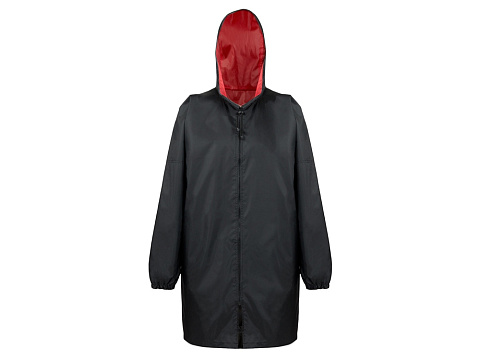 Дождевик Bi-color унисекс, красный/черный