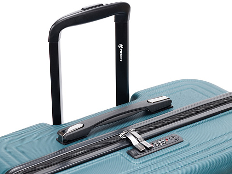 Чемодан TORBER Onego, зелёный, ABS-пластик, 79,5 х 51 х 29 см, 103 л - рис 9.