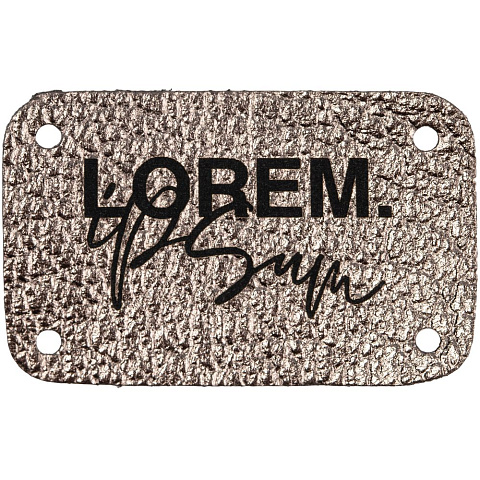 Лейбл Corolla Metal, S, бронзовый - рис 4.