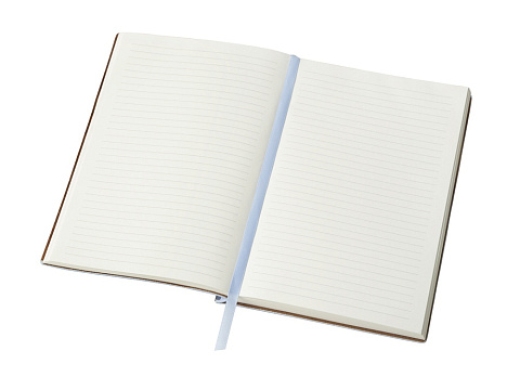 Блокнот А5 Scribe, гибкая обложка, 96 листов 80 гр/м2, голубой - рис 5.