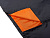 Дождевик Bi-color унисекс, оранжевый/черный - миниатюра - рис 11.