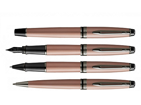 Шариковая ручка Waterman Expert Rose Gold, цвет чернил Mblue,  в подарочной упаковке - рис 7.