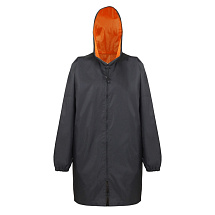 Дождевик Bi-color унисекс, оранжевый/черный