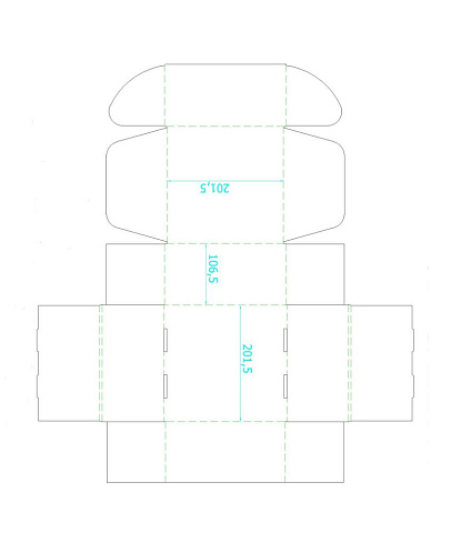 Коробка Medio, крафт - рис 5.