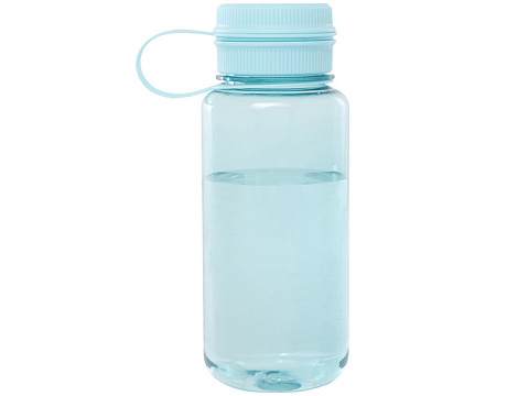 Спортивная бутылка Ryder из переработанного ПЭТ-пластика объемом 900 мл с многофункциональной крышкой, сертифицированная RCS - Бирюзовый - рис 3.