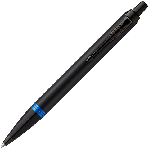 Ручка шариковая Parker IM Professionals Marine Blue BT, черная с синим - рис 2.