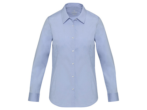 Carnelian женская рубашка из поплина - Голубой - рис 2.