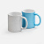 Кружка для сублимационной печати Sagredo, синяя - миниатюра - рис 5.