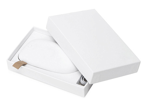 Внешний аккумулятор в форме камня Stone, 5200 mAh, белый - рис 8.