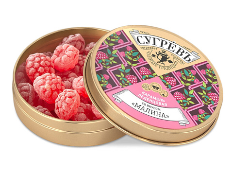 Ж/б монпансье СУГРЕВЪ малина