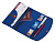 Органайзер для документов на кнопке с отделением для купюр и ручки, упаковка в индивидуальный пакет, синий/темно-синий - миниатюра - рис 2.
