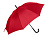 Зонт-трость Reviver с куполом из переработанного пластика, красный - миниатюра