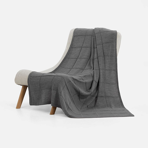 Плед Chainfield, серый меланж - рис 3.