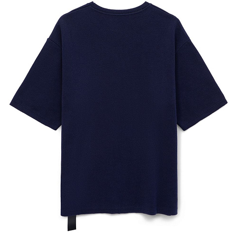 Джемпер с коротким рукавом Siluetti Volumica, темно-синий - рис 3.