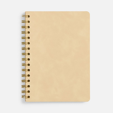 Ежедневник Spiral, недатированный, бежевый - рис 2.