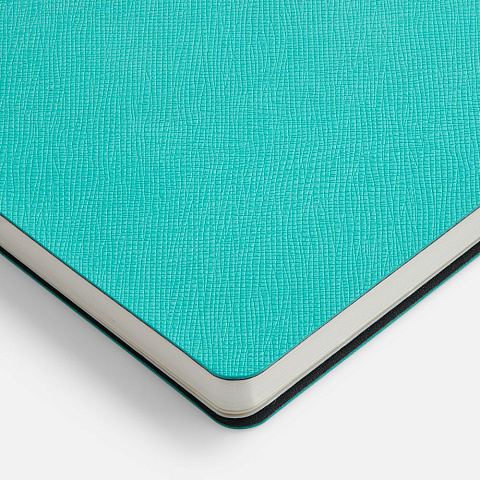 Ежедневник Lungo, недатированный, бирюзовый - рис 6.