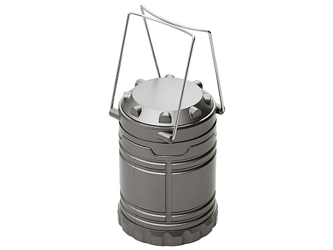 Туристический фонарь с эффектом пламени Beacon, серый - рис 2.