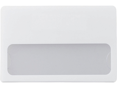 Бейдж с загибушкой(литой) 90х60мм, белый