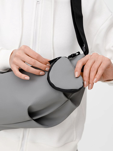 Сумка через плечо Altro, серая - рис 9.