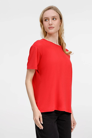 Футболка унисекс Senti, красная - рис 9.