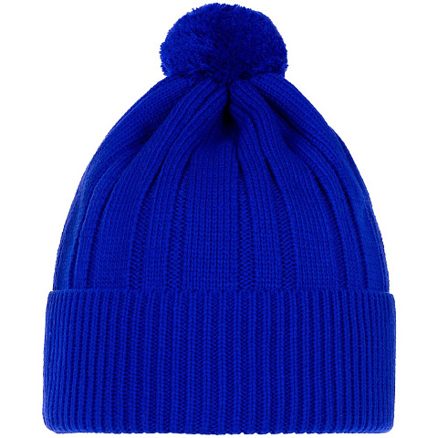 Шапка Knit Beat, синяя - рис 3.