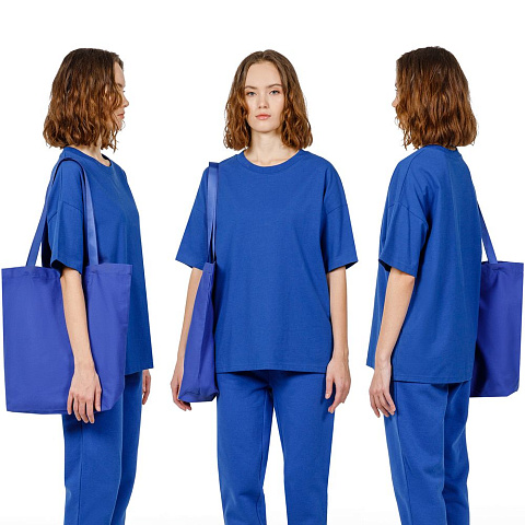 Шопер B5, синий с синими ручками - рис 5.