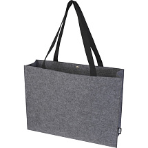 Эко-сумка фетровая Felta с широким дном , серый