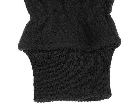 Перчатки флисовые Ямантау S, черный - рис 4.