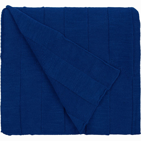 Плед Rombus, темно-синий (кобальт) - рис 4.