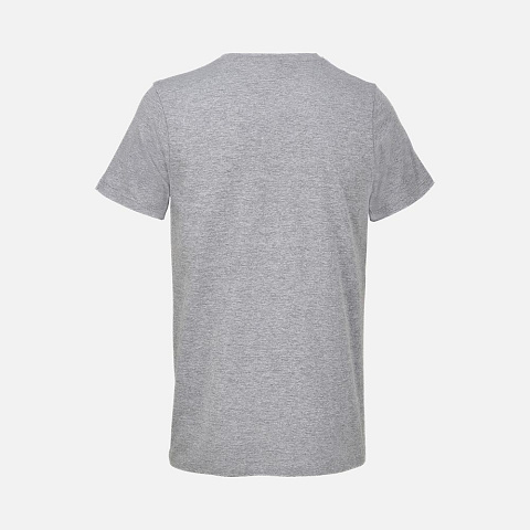 Футболка унисекс Regent с V-образным вырезом, серый меланж - рис 3.