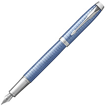 Перьевая ручка Parker IM Premium F322, Blue CT, перо: F, цвет чернил: Blue, в подарочной упаковке.