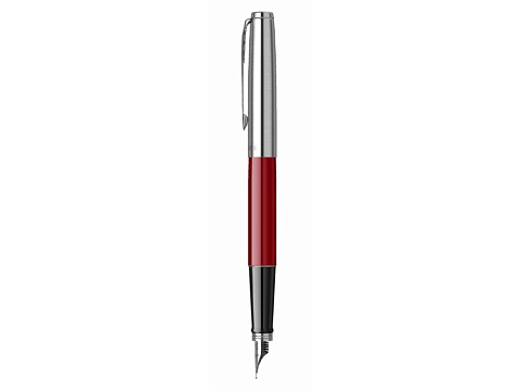 Перьевая ручка Parker Jotter Red CT , перо: F, цвет чернил: black, в подарочной упаковке - рис 4.