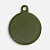 Подвеска Round, 3D-печать, хаки - миниатюра